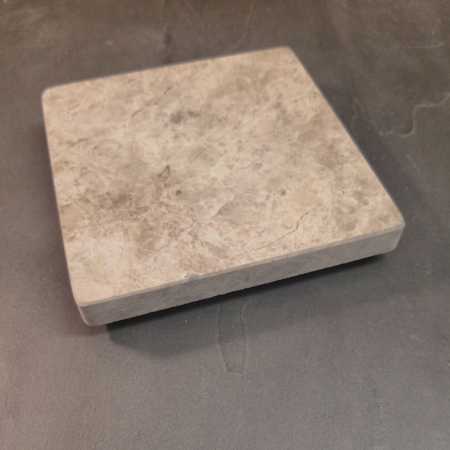 Cloud Grey Marble Coaster