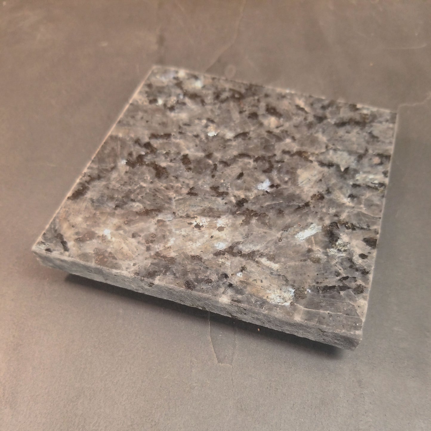 Quicksilver Flakes Granite Coaster