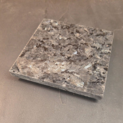 Quicksilver Flakes Granite Coaster