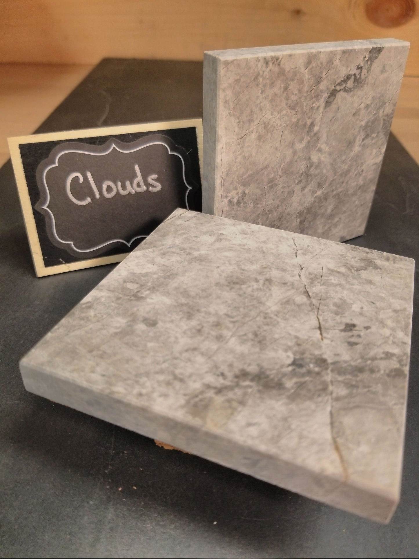 Cloud Grey Marble Coaster
