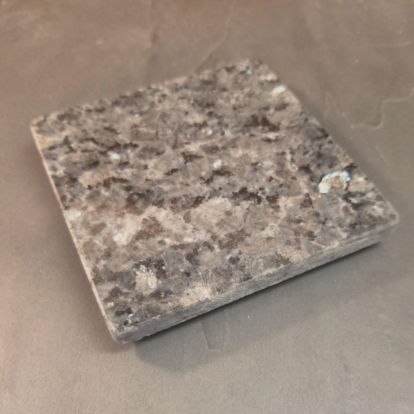 Quicksilver Flakes Granite Coaster